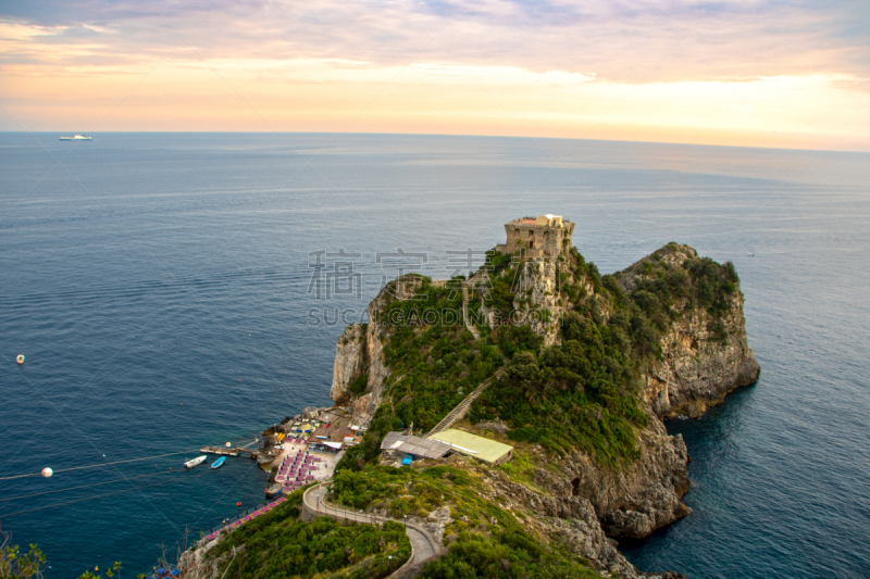 阿玛菲海岸,波西塔诺,水平画幅,云,传统,旅行者,户外,海滩,山,城镇