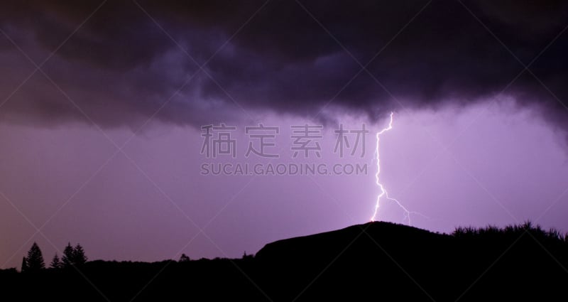 闪电山脊,山脊,暴风雨,雨,水平画幅,山,无人,螺钉,摄影,闪电