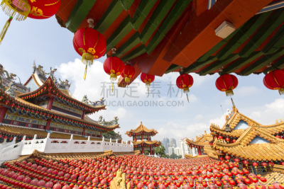天后宫,孔子庙,马来西亚西部,道教,马来西亚,灯笼,水平画幅,无人,传统,寺庙