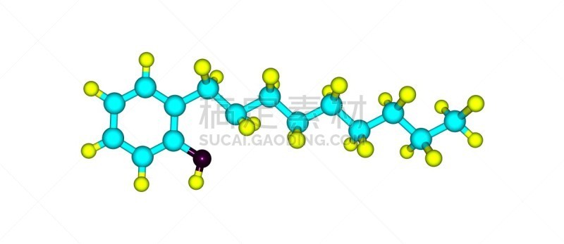 白色,分子结构,分离着色,荷尔蒙,水平画幅,癌症,绘画插图,有毒生物体,全景,科学