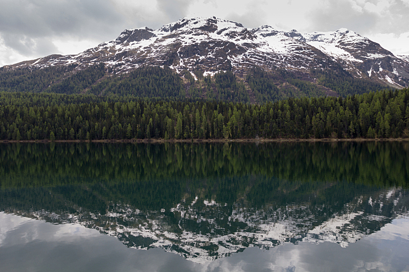 湖,瑞士,圣莫瑞兹,自然,水,水平画幅,地形,岩石,雪,无人