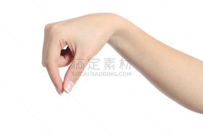 悬挂的,女人,手,法式美甲,食指,留白,四肢,提举,仅成年人,想法