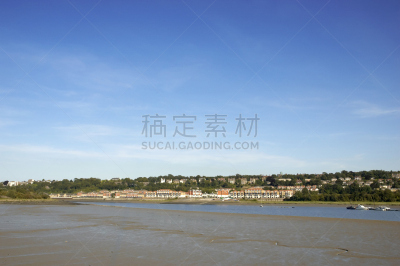 河流,梅德韦河,水平画幅,山,肯特,肯特岛,建筑,郊区,无人,英格兰