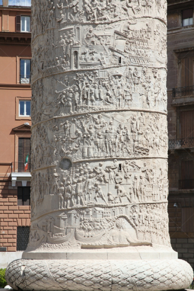 图拉真柱,垂直画幅,纪念碑,艺术,建筑,手艺,建筑外部,城市,建筑结构