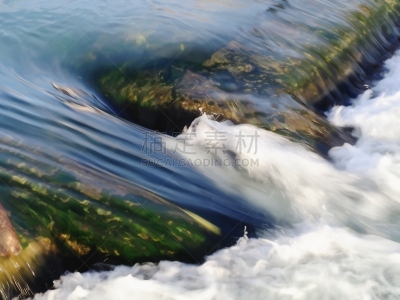 流水,波浪,特写,清新,法国,水面,利勒河畔索尔格,自然美,河流,背景