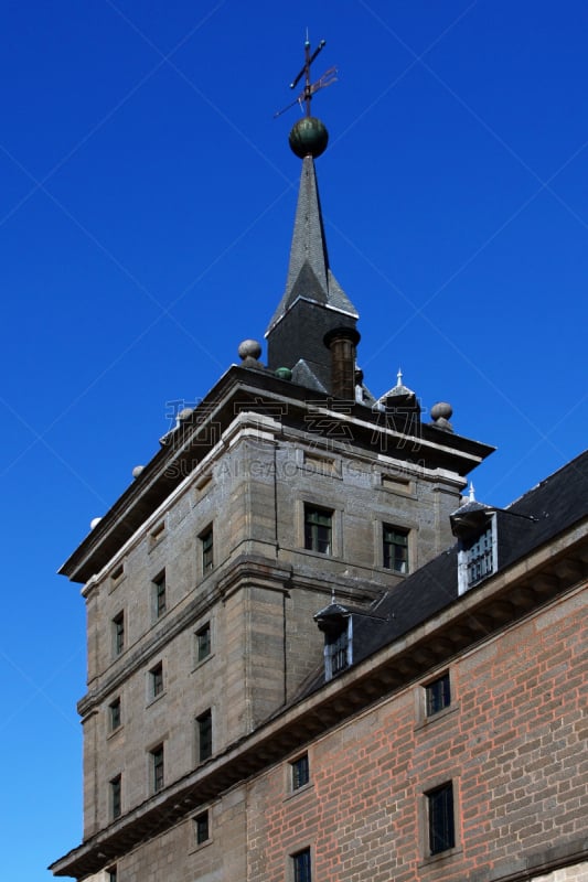 Fotografía del Monasterio del Escorial situado en la ciudad del mismo nombre perteneciente a la provincia de Madrid.