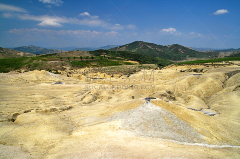 罗马尼亚,火山,泥,野生动物保护区,湿,环境,天气,沙漠,自然现象,夏天