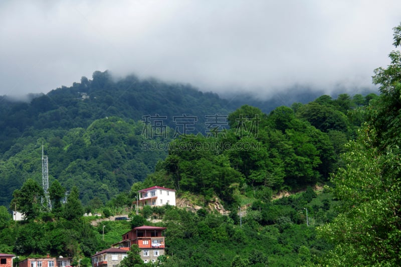 都市风景,崔比逊,土耳其,在上面,山庄,垂直画幅,水,水平画幅,云,无人