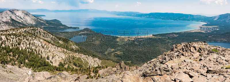 太浩湖,塔勒克山,水,天空,水平画幅,无人,户外,湖,云景,山