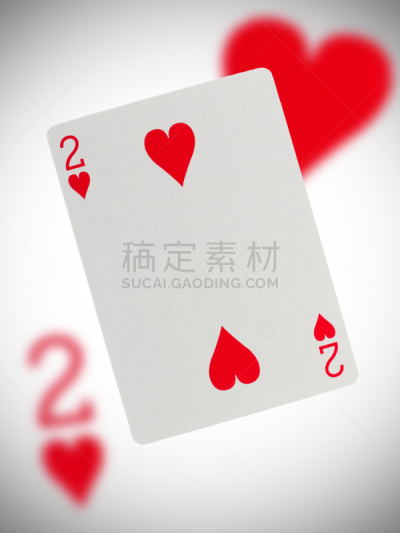 红桃2,纸牌,进行中,垂直画幅,白色,数字2,无人,符号,心型,摄影
