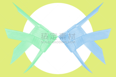 泰国,鱼类,机织织物,椰子树,叶子,水平画幅,绿色,无人,蓝色,手艺
