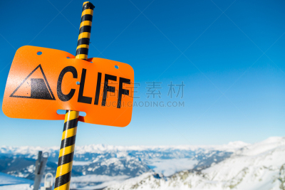 悬崖,黑梳山,做手势,风险,速降滑雪,关闭的,冬天,图像,雪