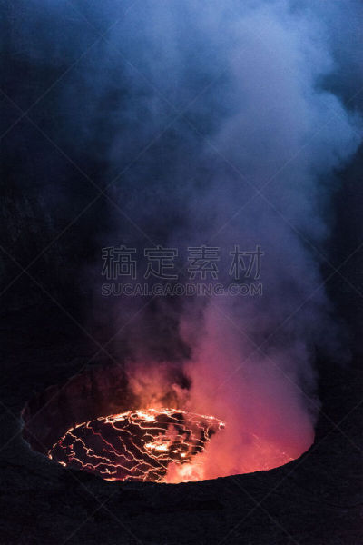 火山,火山口,自然,旅途,非洲,垂直画幅,原生林,图像,活火山,坦桑尼亚