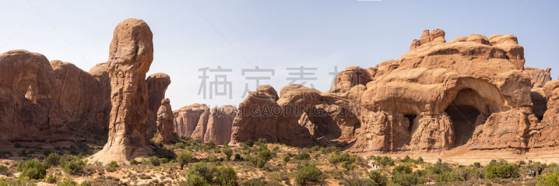 地形,风,犹他,沙漠,岩石,户外,天空,高原,雕塑,精致拱石