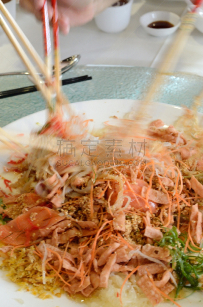 盘子,春节,个性,垂直画幅,新的,新加坡,传统,排骨,膳食,马来西亚