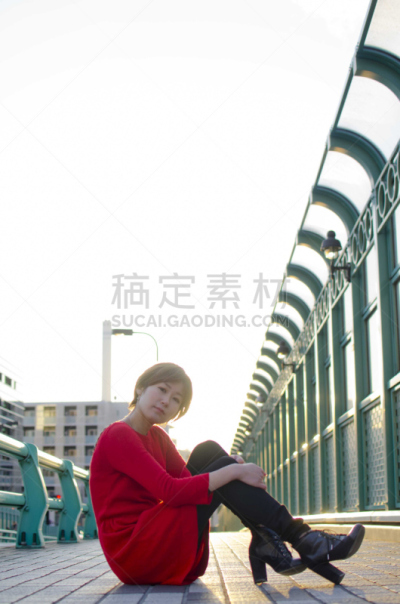 日本人,日本,女孩,东京,街道,注视镜头,仅日本人,肖像,一个人,女人