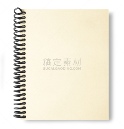 白色,笔记本,背景分离,阴影,垂直画幅,办公室,留白,褐色,新的,消息