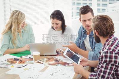 专业人员,商务,创造力,一次性杯子,仅成年人,青年人,讨论,设计,放松
