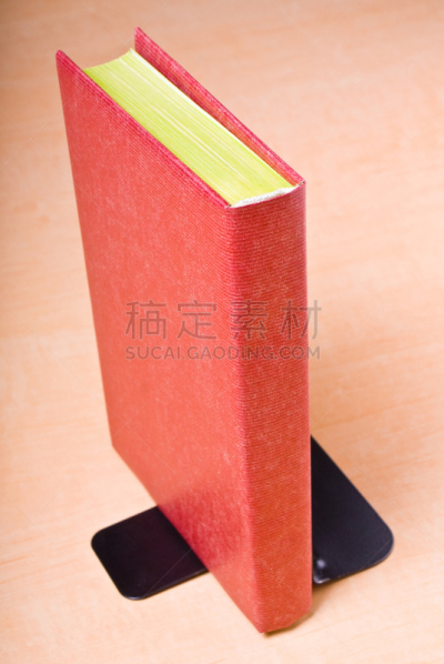 红色,书挡,书,斜靠,垂直画幅,彩色图片,无人,黑色,摄影
