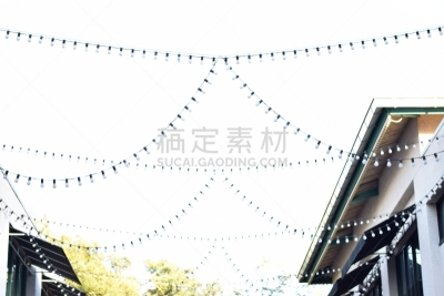 ,圣诞小彩灯,杰克逊维尔,餐馆,美国,水平画幅,无人,墨西哥湾沿岸国家,佛罗里达,摄影