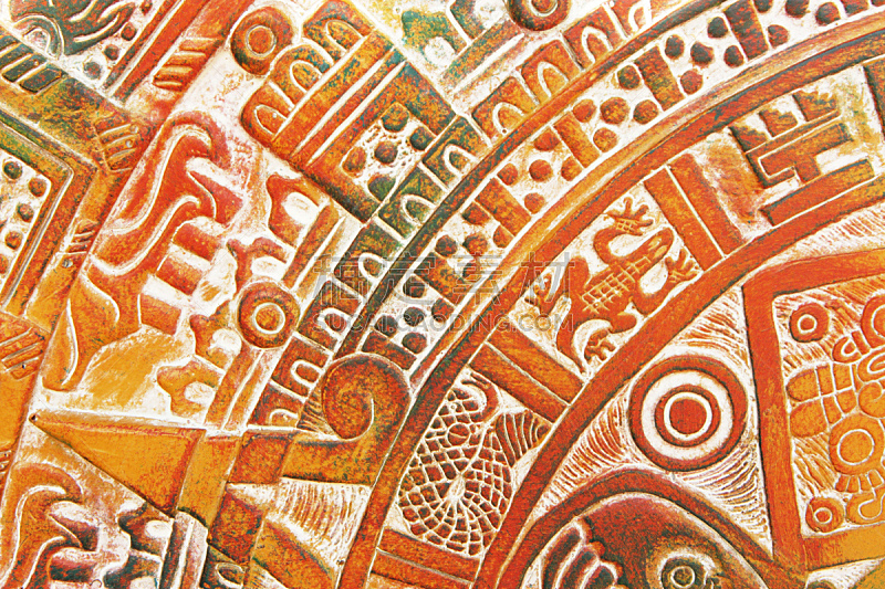 设计师,特写,砖地,阿芝台克文明,褐色,玛雅文明,阿兹特克文明,玛雅历法,马略尔卡陶器,墨西哥