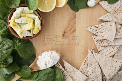 菠菜,朝鲜蓟,成分,留白,蘸料,蔬菜,盐渍食品,全麦,食品,柠檬