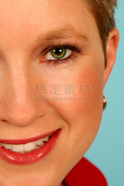 特写,垂直画幅,美,彩妆,睫毛膏,美人,化妆用品,白人,唇膏,仅成年人