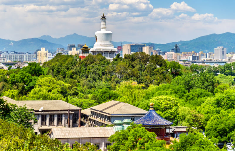 玉器,北京,佛塔,都市风景,岛,母球,北海湖,北海公园,纪念碑,美