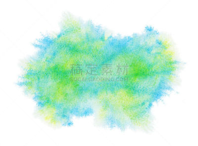 玷污的,绿色,涂料,设计元素,水彩画,绘画插图,水平画幅,形状,墨水