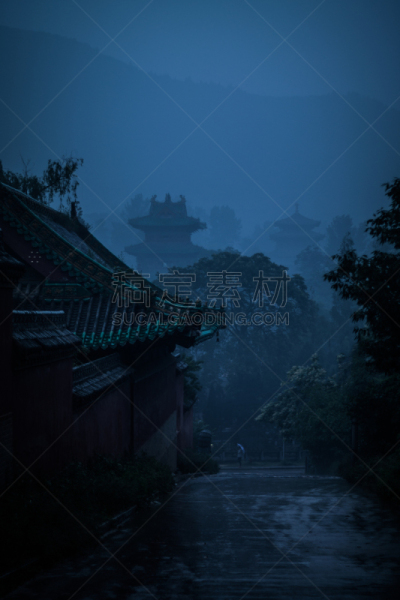 少林,寺庙,天空,建筑,美,灵性,武术,夜晚,古老的,早晨