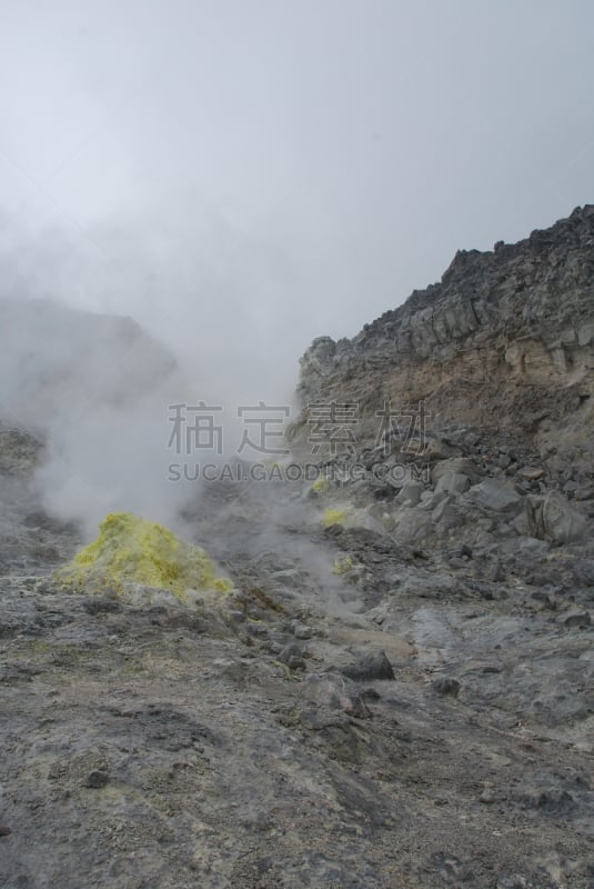 硫磺,山,自然,垂直画幅,岩石,无人,日本,蒸汽,北海道,摄影