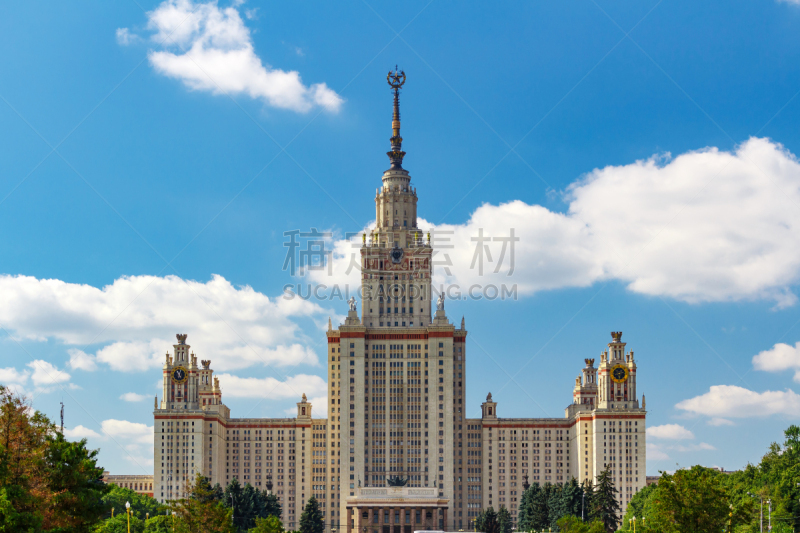 莫斯科,都市风景,大学,mikhail lomonosov,麻雀山,州,美因河,俄国革命,罗曼诺索夫桥,前苏联