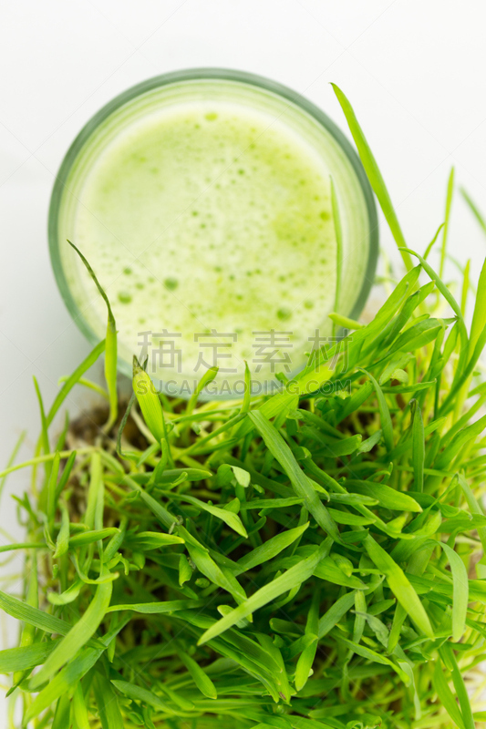 芽草之类,绿色,有机食品,果汁,饮料,小麦草汁,垂直画幅,水果,无人,玻璃杯