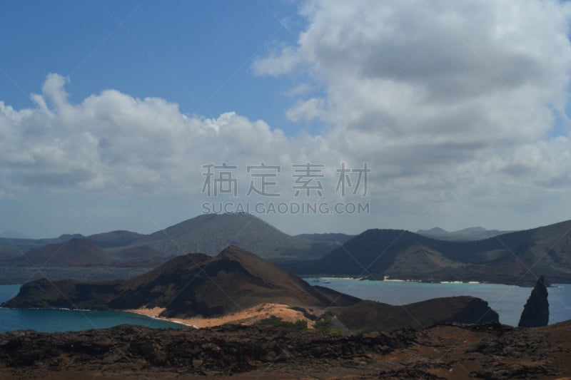 巴佗罗密群岛,看风景,天空,美,水平画幅,无人,加拉帕戈斯群岛,户外,非凡的,戏剧性的景观