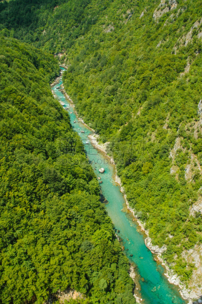 黑山,峡谷,daiya河,河床,本州,垂直画幅,水,无人,扎布利亚克,夏天