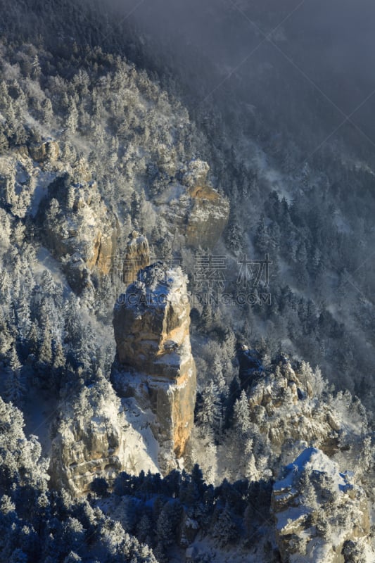 冬天,岩石,the vercors,岩面,垂直画幅,天空,雪,无人,户外,自由