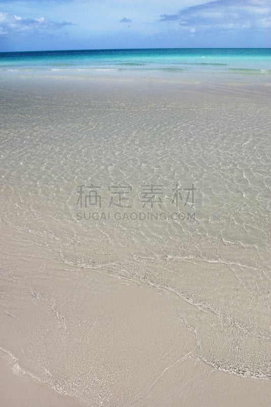 海滩,古巴,卡优归勒莫滩,卡右区,垂直画幅,沙子,无人,大西洋,夏天,户外