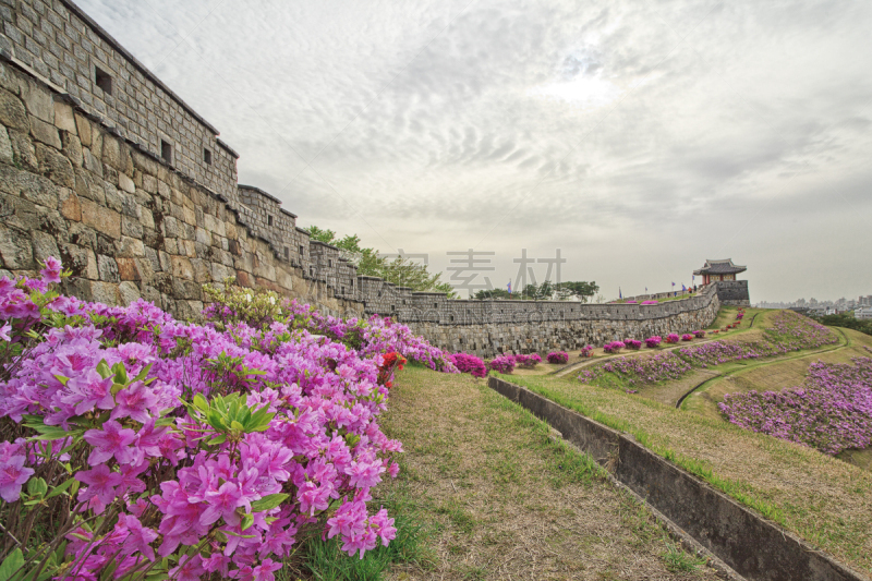 传统,著名景点,韩国,华城市,水原,泉,建筑,世界遗产,大门,朝鲜半岛