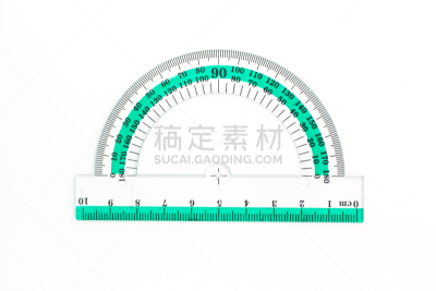 尺,量角器,三角形,白色背景,办公室,水平画幅,形状,无人,几何形状,塑胶