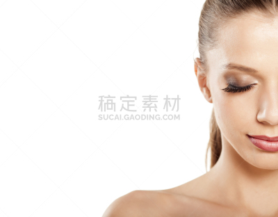 人的脸部,金色头发,自然美,一半的,假睫毛,睫毛,家居开发,睫毛膏,彩妆,化妆用品