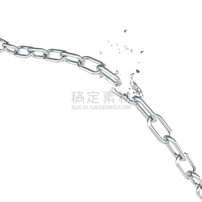 链,麻烦,力量,绘画插图,金属,自由,钢铁,概念,三维图形,骨折