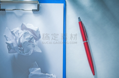圆珠笔,纸,写字板,空白的,办公室,水平画幅,消息,无人,书页,特写