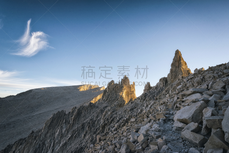 在上面,惠特尼山,墨尔经,美国,水平画幅,无人,2015年,户外,加利福尼亚,摄影