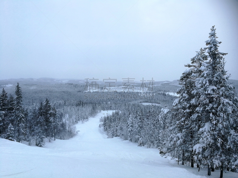 地形,白色,自然,寒冷,幸福,水平画幅,雪,户外,瑞属拉普兰,自然美