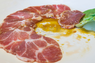 烧肉,特写,酱汁,猪肉,生食,本州岛中部地区,餐具,格子烤肉,复活节,水平画幅
