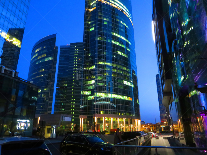 街道,现代,会议中心,莫斯科,城市,水平画幅,汉考克大厦 ,芝加哥市,古典式,透视图