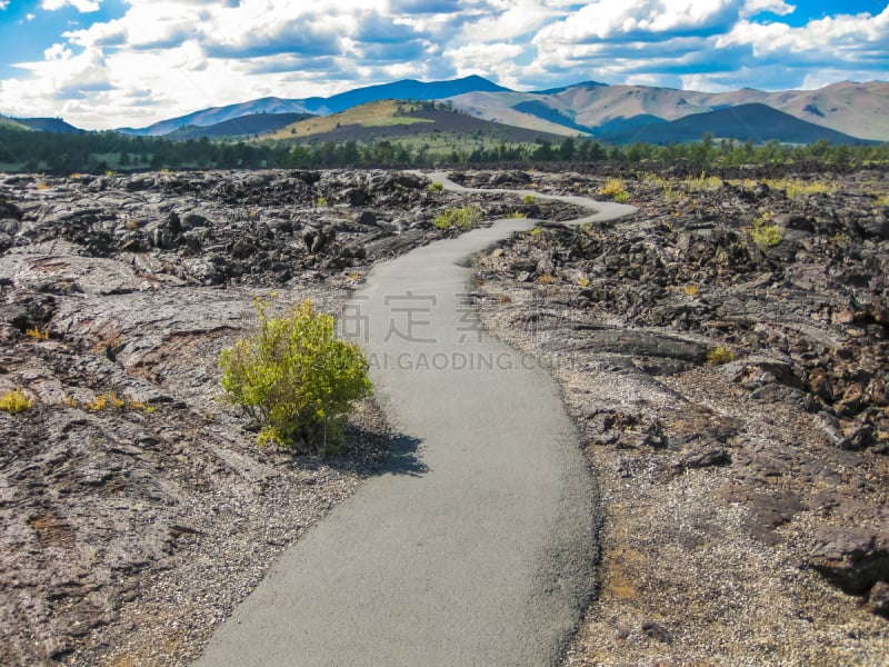 月球,徒步旅行,火山口,爱达荷福尔斯,月亮火山口国家纪念碑,双胞胎,美国,水平画幅,熔岩,地质学