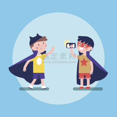 男孩,演出服,两个孩子的家庭,蝙蝠,休闲游戏,听筒,一个物体,面具,儿童教育,模板