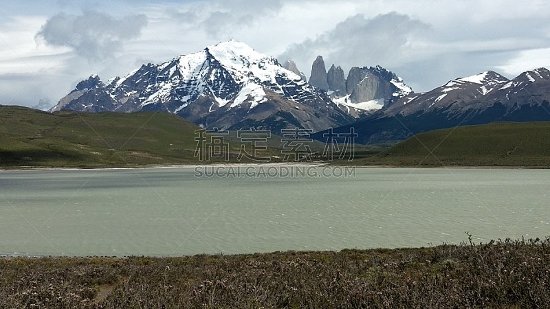 巴塔哥尼亚,智利,公园,百内犄角双峰,自然,雪山,风景,世界遗产,图像,雪