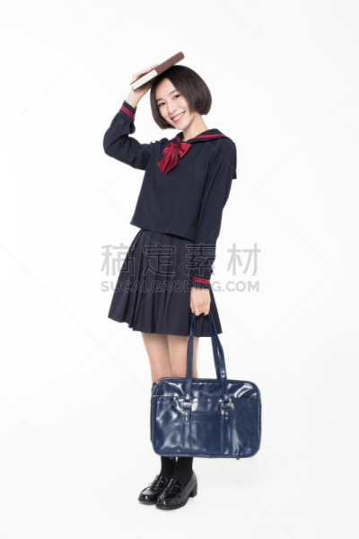 高中生,制服,衣服,校服,垂直画幅,美,青少年,美人,努力,青年人